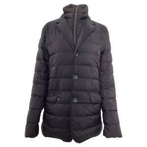Herno Legend Down Blazer with Removable Bib in Black Polyamide